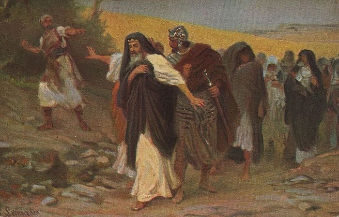 Антон Роберт Ляйнвебер. Давид спасается от Авессалома